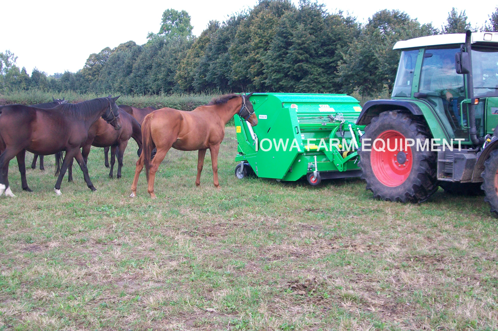 Flail Mower with Sweeper